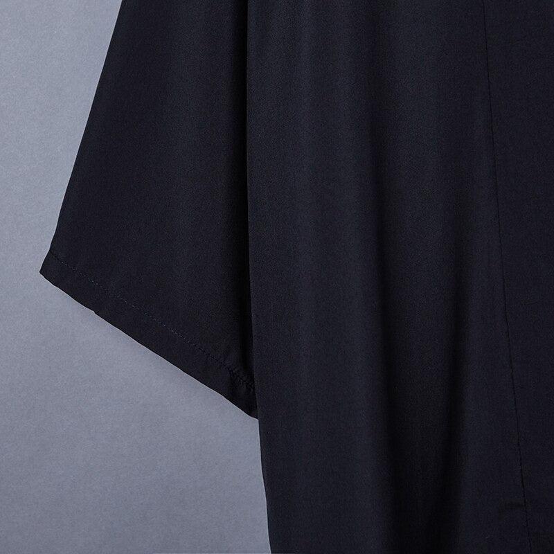 Veste Kimono Noir Manches