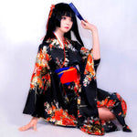 Kimono Femme Long Japonais Fleuri