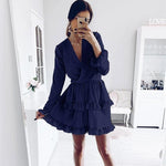 Navy Blue Kimono Robe