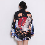 Veste Kimono Japonais Tsuru